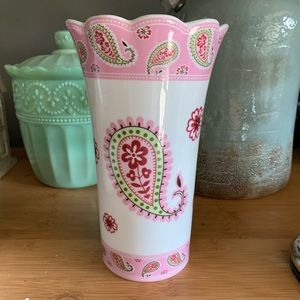 Vera Bradley Bermuda Vase RARE, VGUC, Mother’s Day